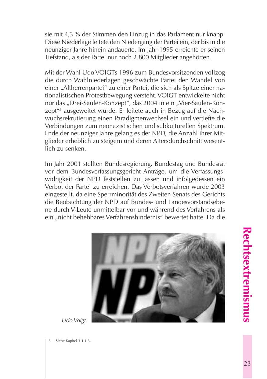 Seite 24 des Verfassungsschutzbericht 2008 Thüringen