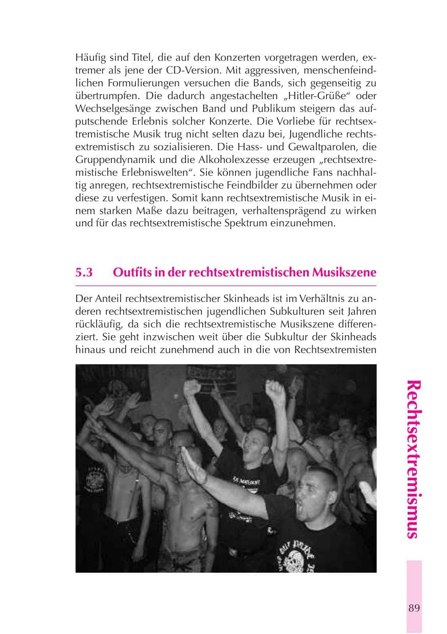 Seite 90 des Verfassungsschutzbericht 2008 Thüringen