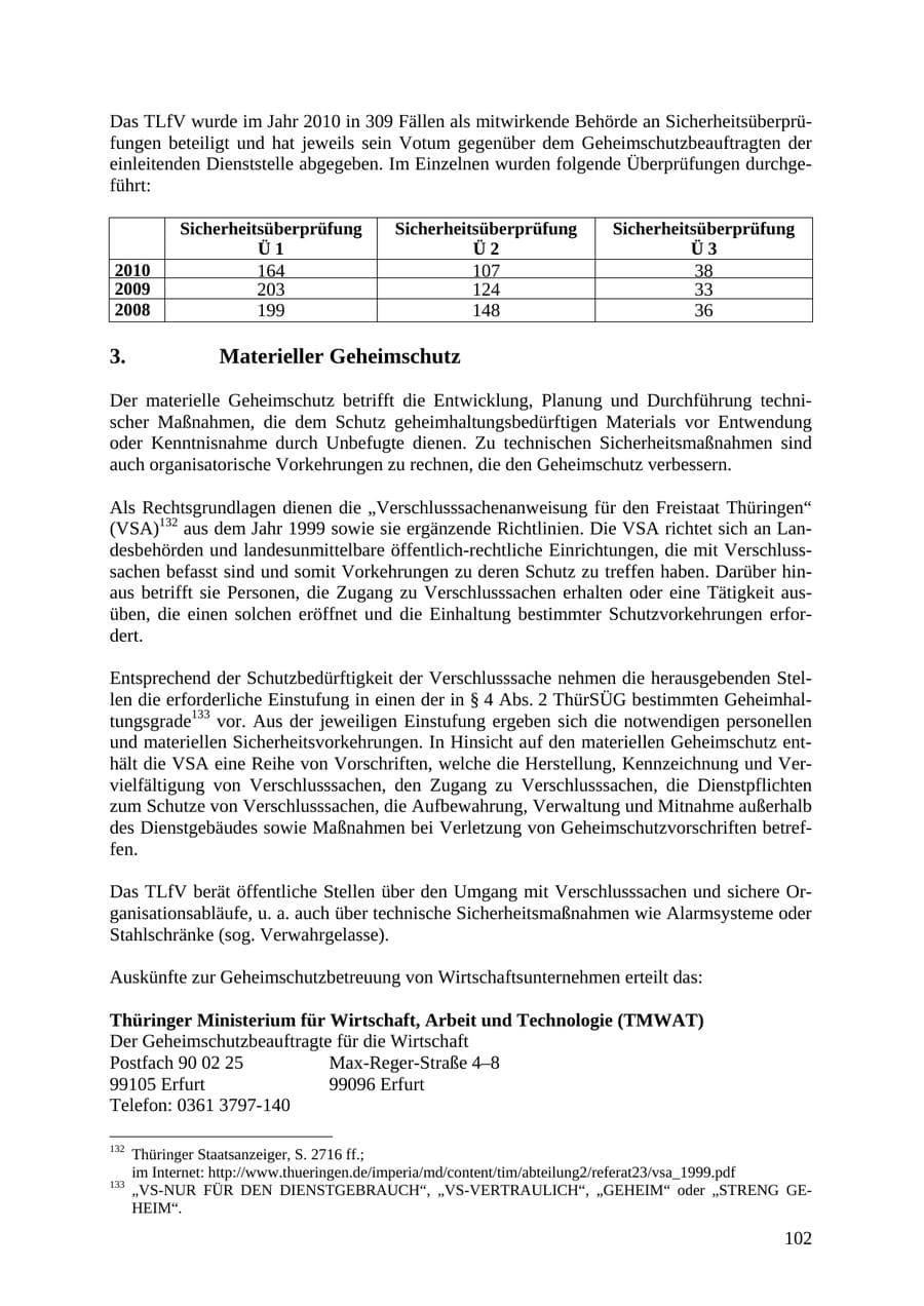 Seite 103 des Verfassungsschutzbericht 2010 Thüringen