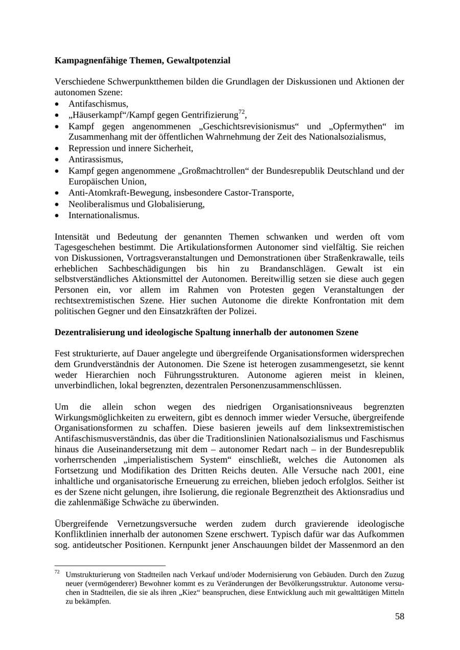 Seite 59 des Verfassungsschutzbericht 2010 Thüringen