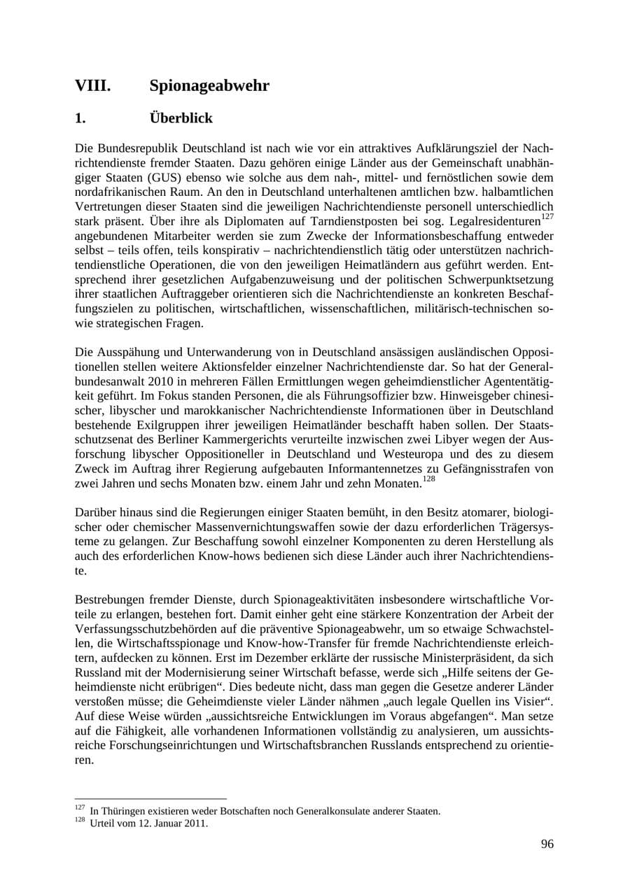 Seite 97 des Verfassungsschutzbericht 2010 Thüringen