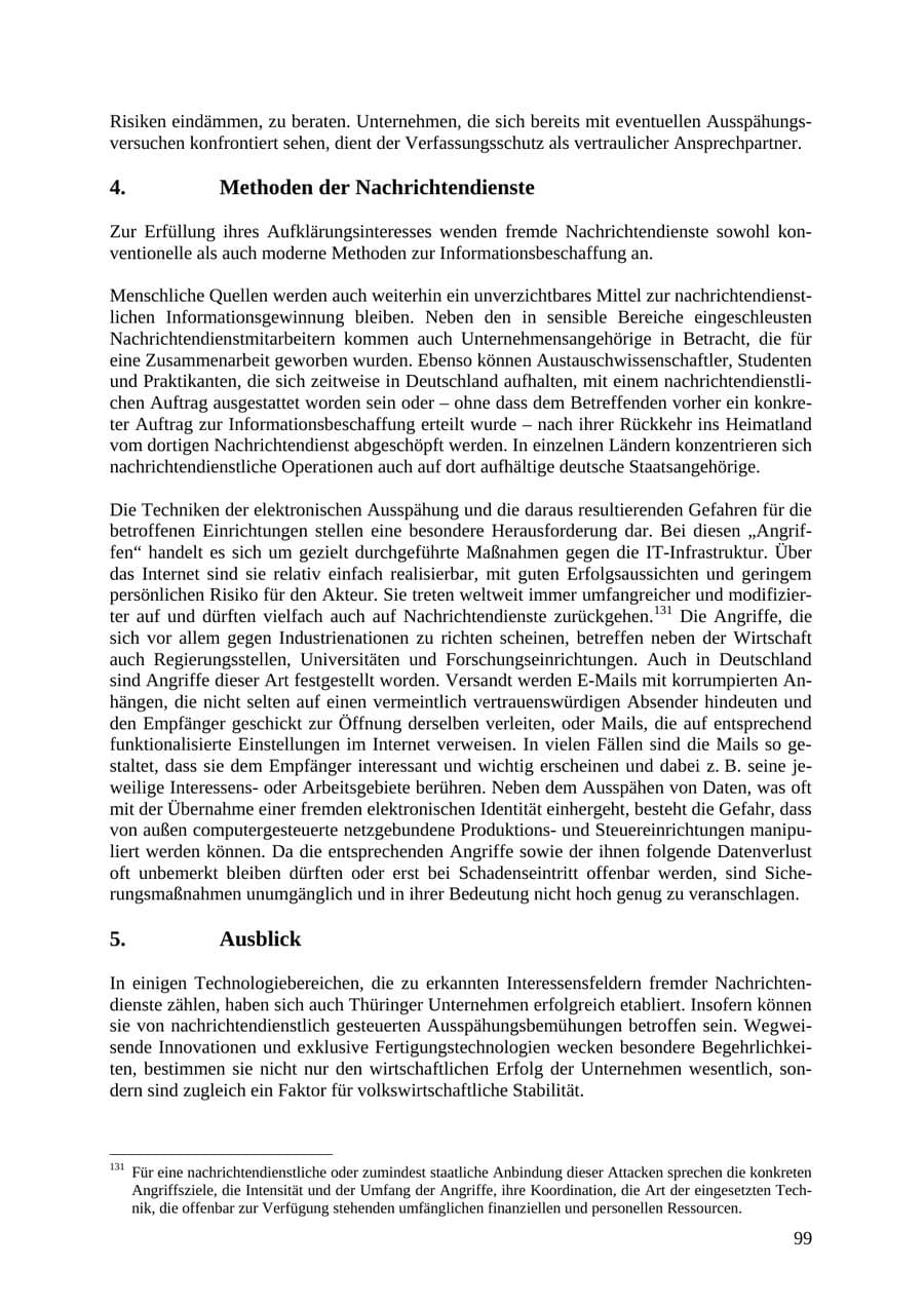 Seite 100 des Verfassungsschutzbericht 2010 Thüringen