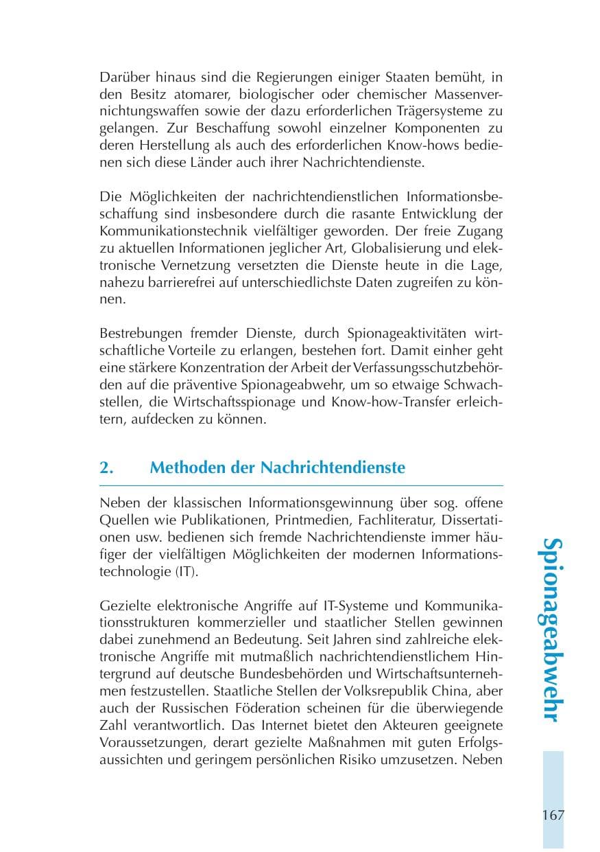 Seite 167 des Verfassungsschutzbericht 2011 Thüringen