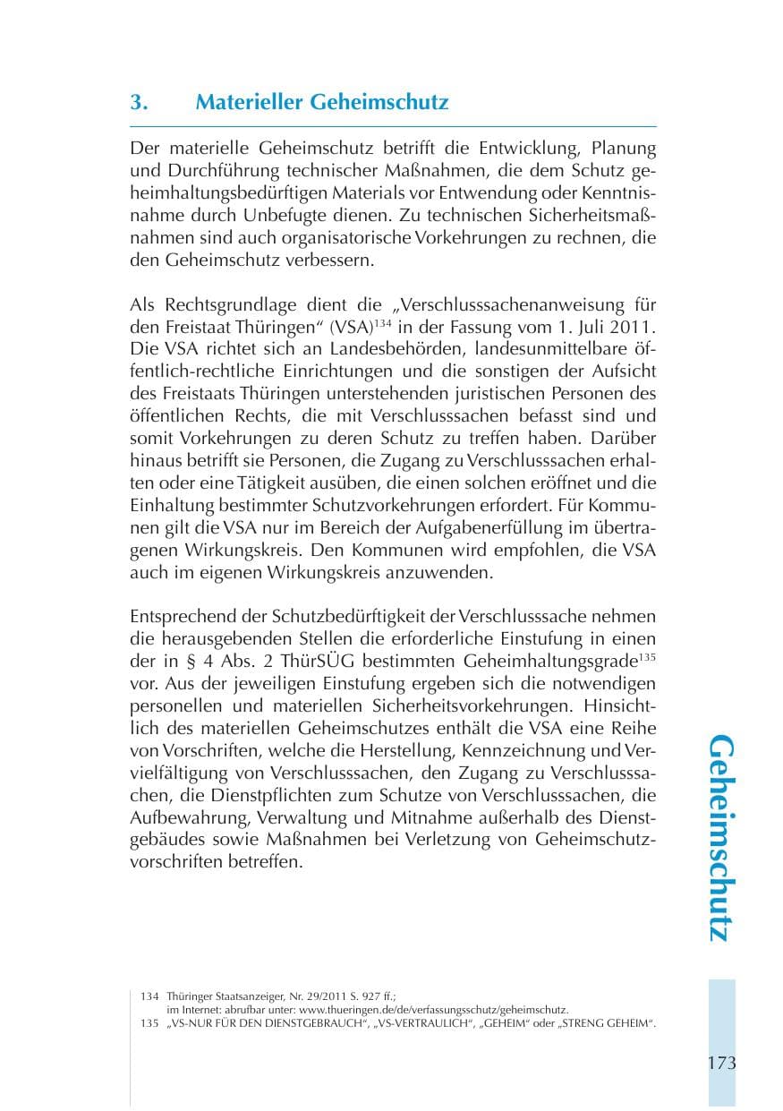 Seite 173 des Verfassungsschutzbericht 2011 Thüringen