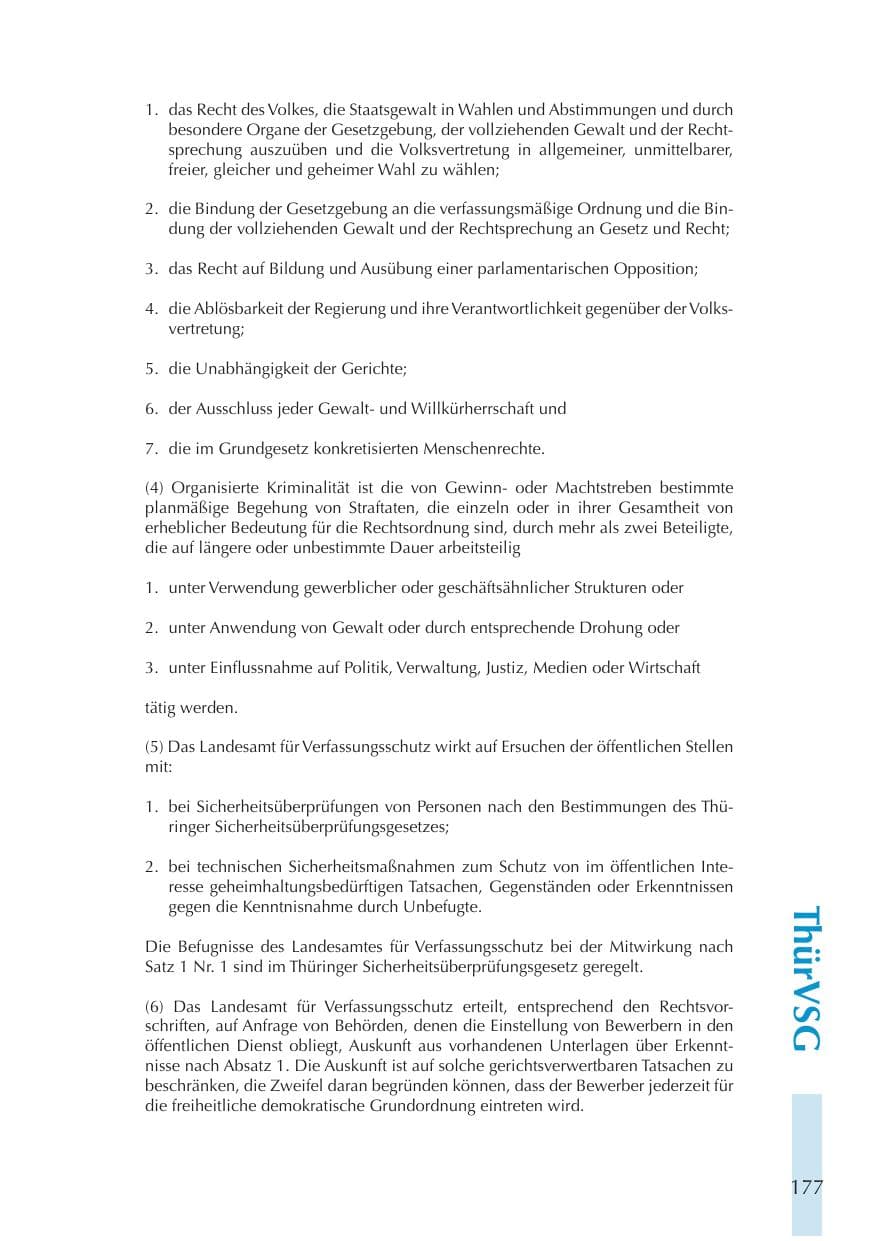 Seite 177 des Verfassungsschutzbericht 2011 Thüringen