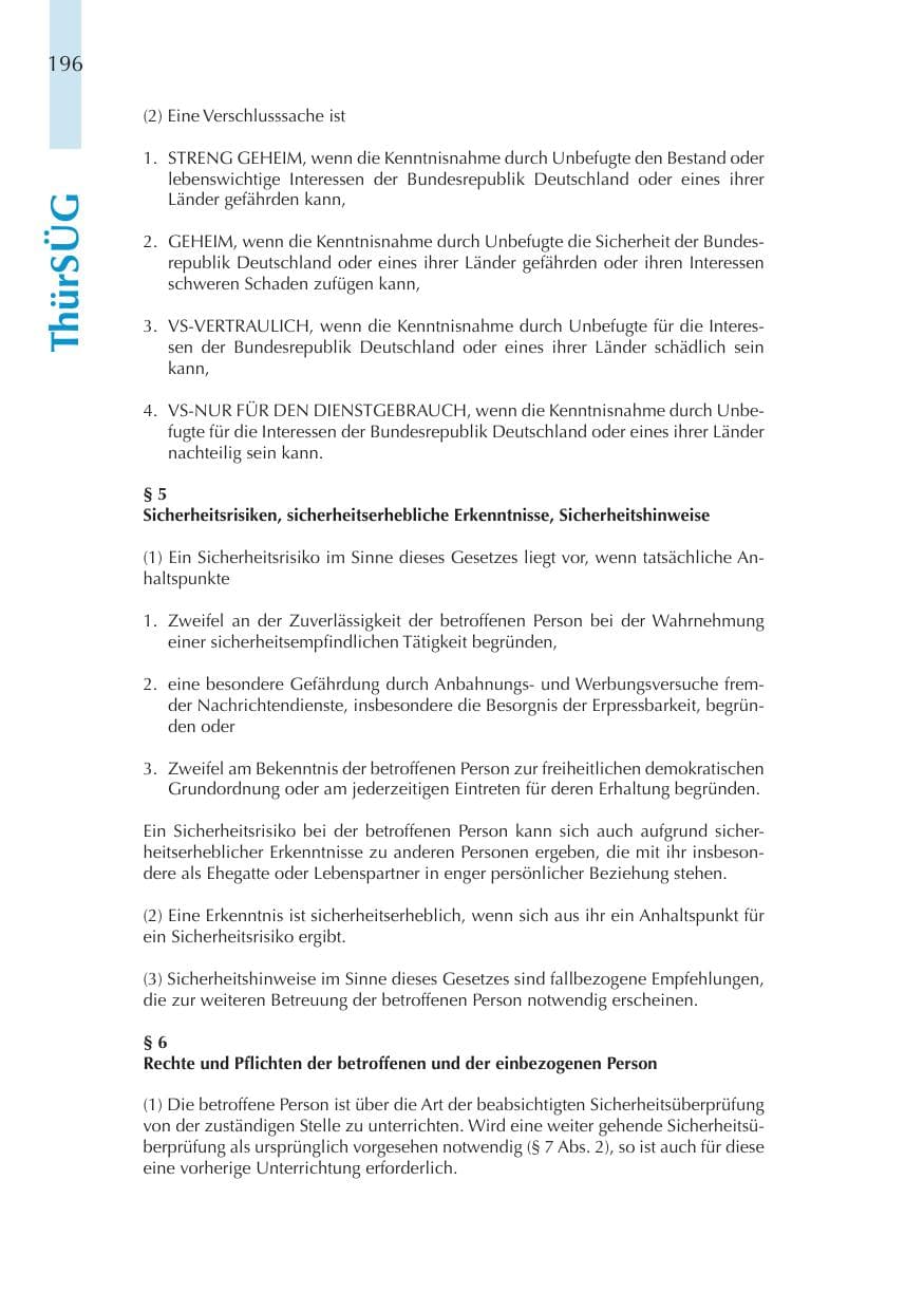 Seite 196 des Verfassungsschutzbericht 2011 Thüringen