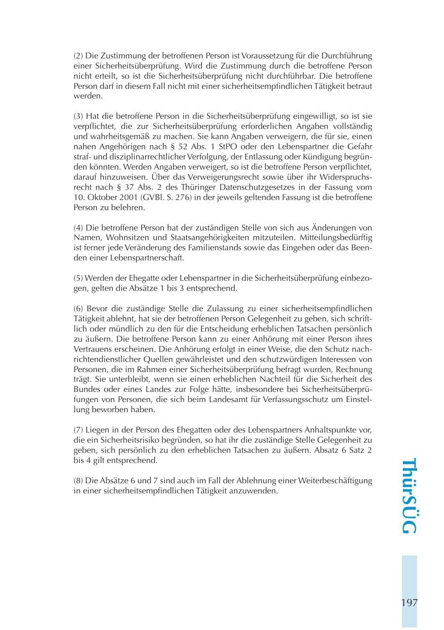 Seite 197 des Verfassungsschutzbericht 2011 Thüringen