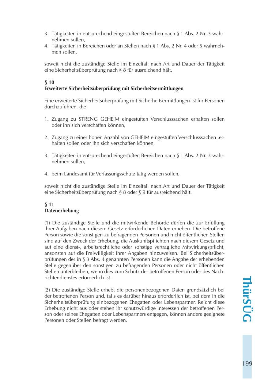 Seite 199 des Verfassungsschutzbericht 2011 Thüringen