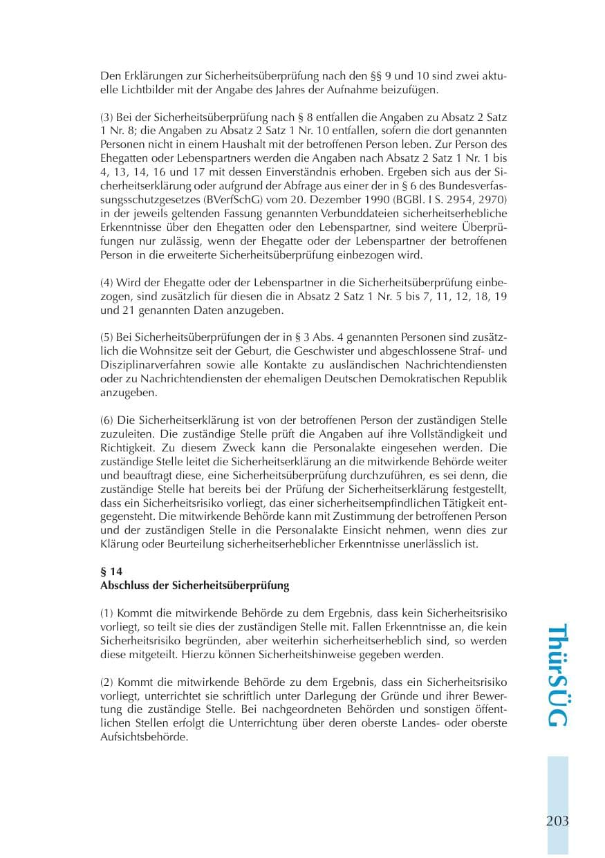 Seite 203 des Verfassungsschutzbericht 2011 Thüringen