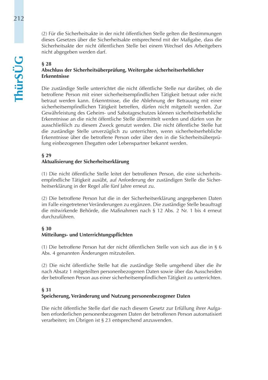 Seite 212 des Verfassungsschutzbericht 2011 Thüringen