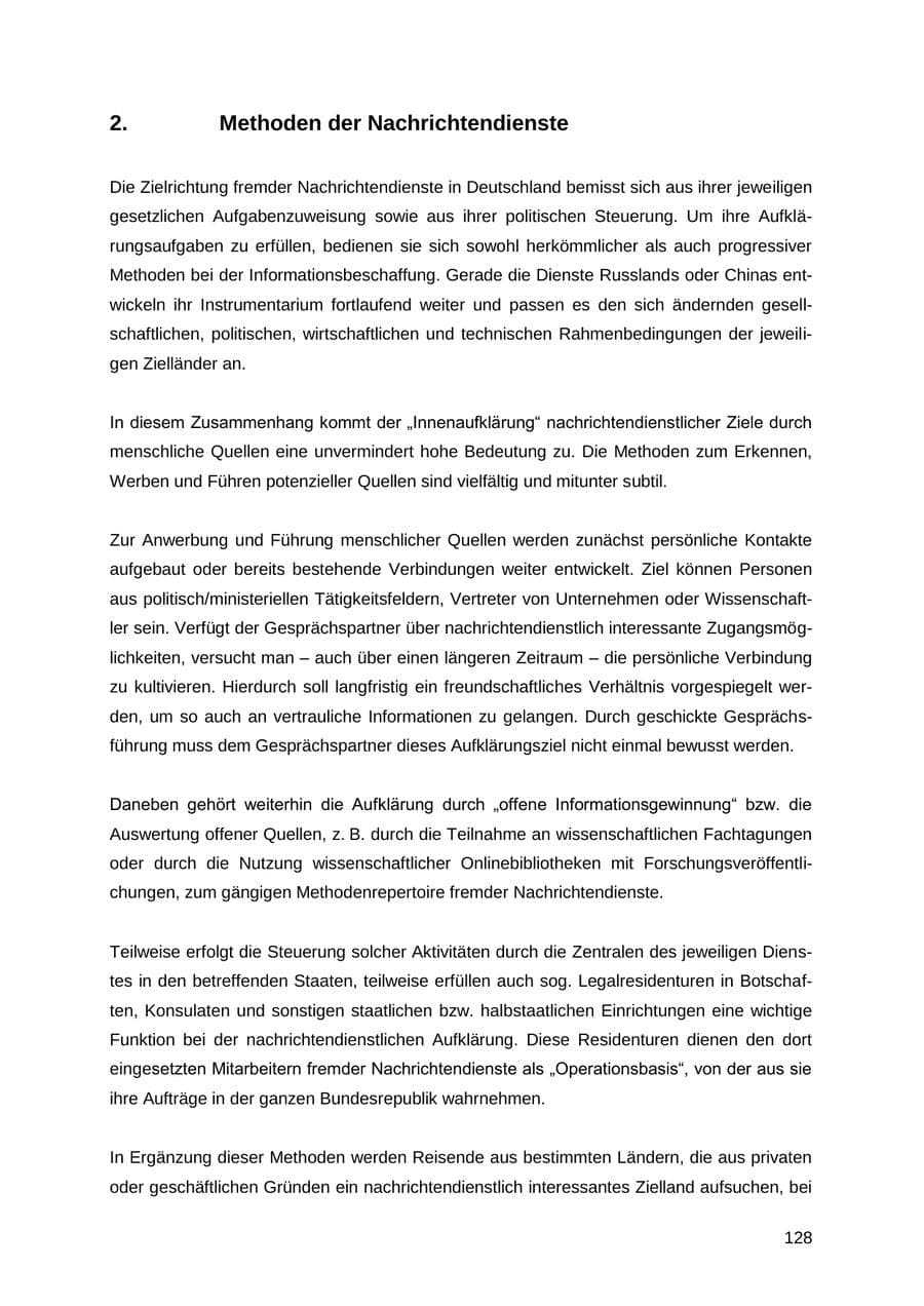 Seite 128 des Verfassungsschutzbericht 2012 Thüringen