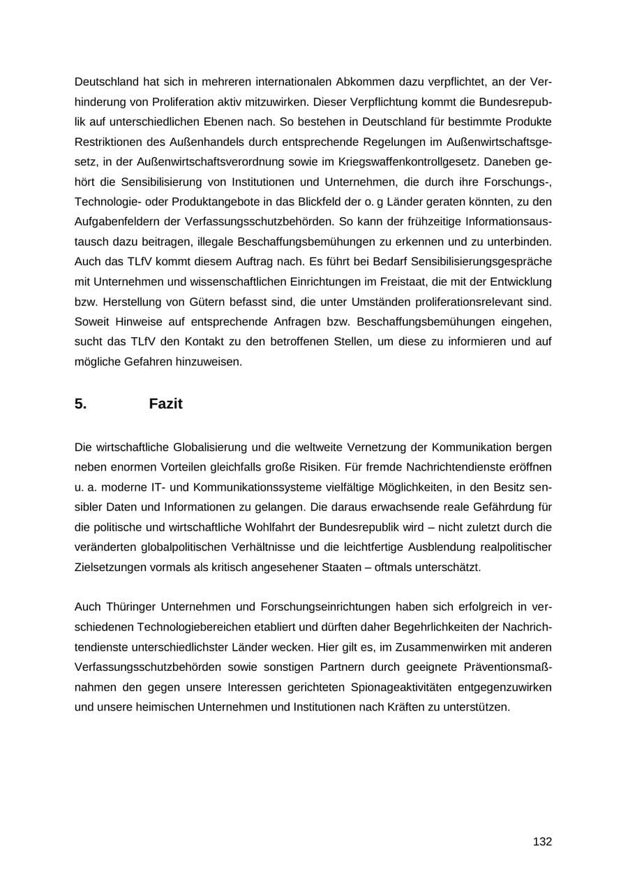 Seite 132 des Verfassungsschutzbericht 2012 Thüringen