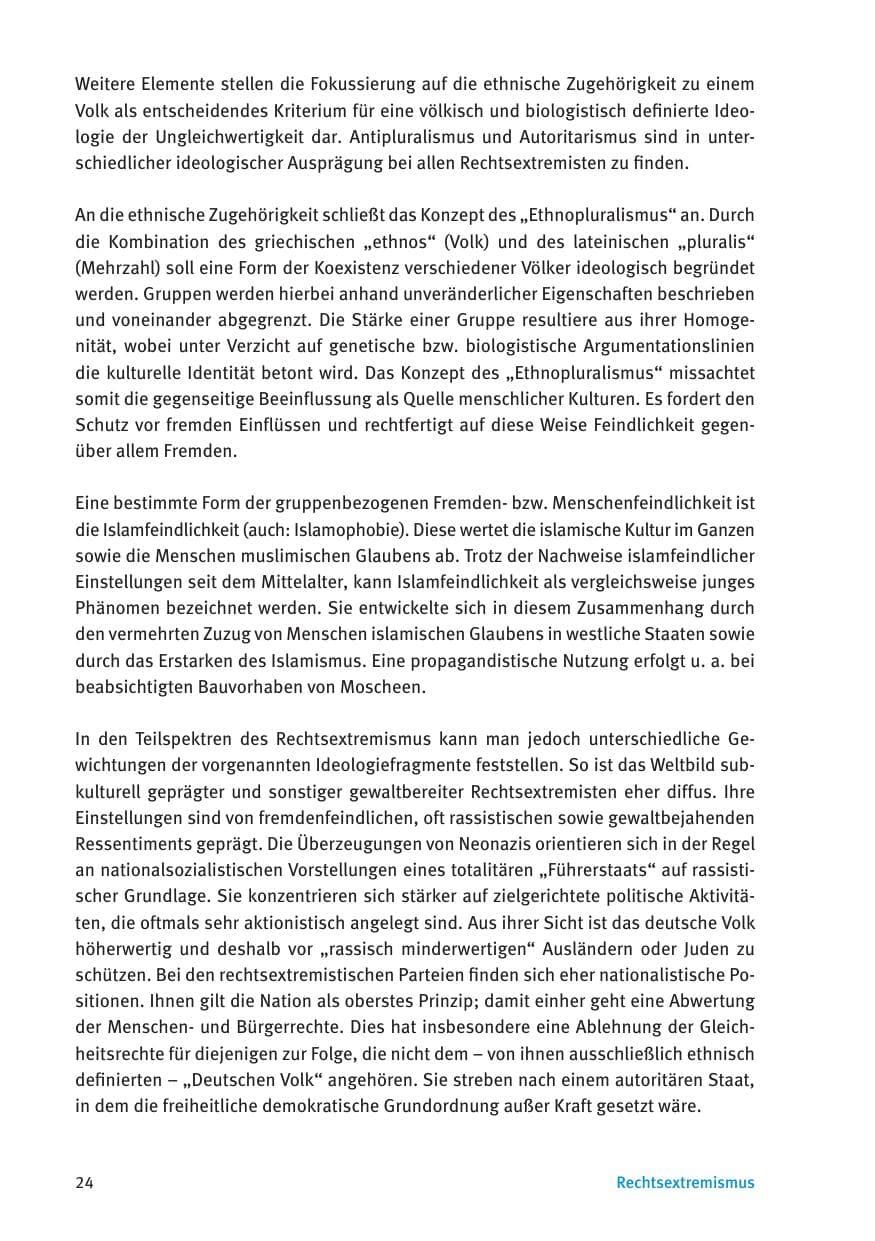 Seite 26 des Verfassungsschutzbericht 2016 Thüringen
