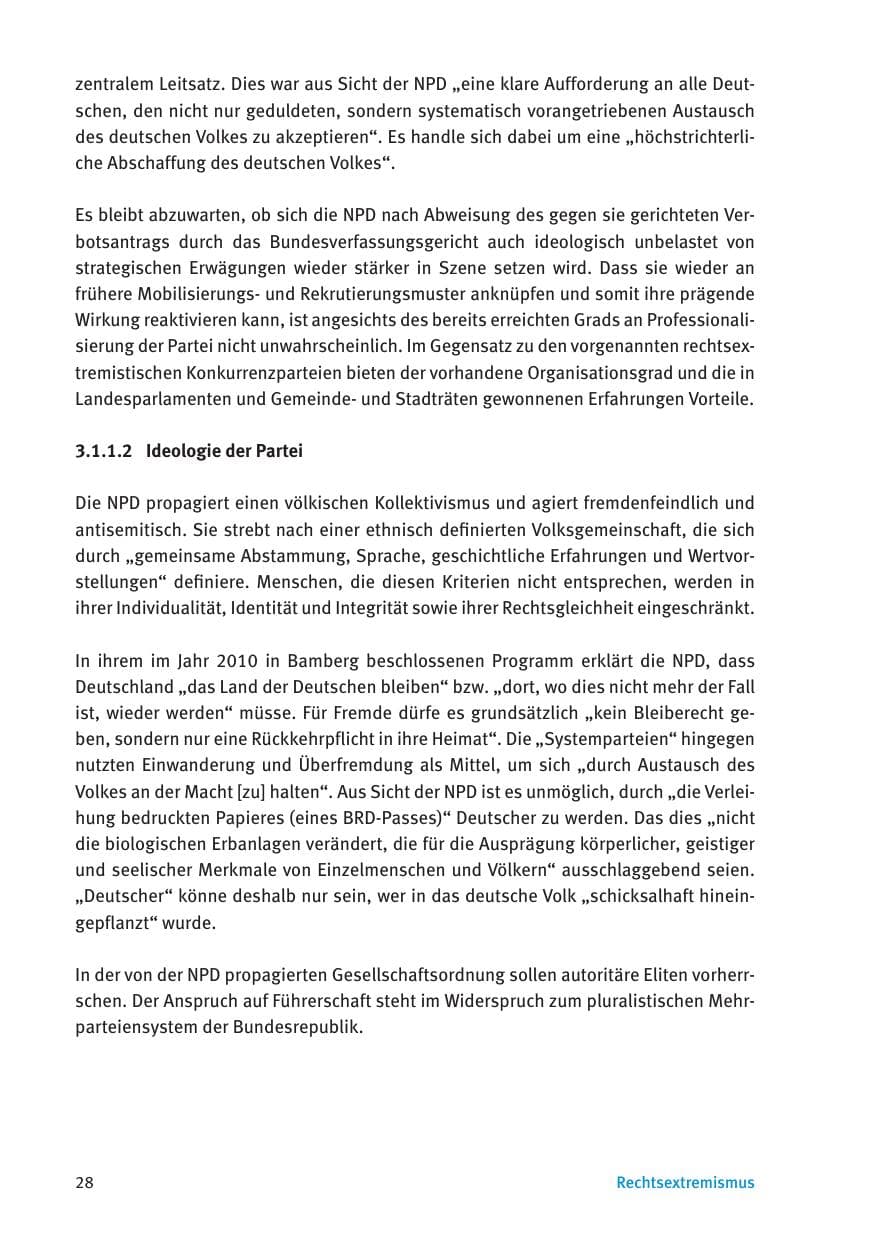 Seite 30 des Verfassungsschutzbericht 2016 Thüringen