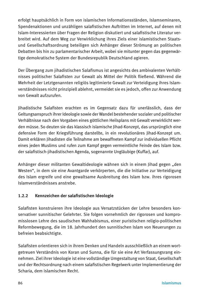 Seite 88 des Verfassungsschutzbericht 2016 Thüringen