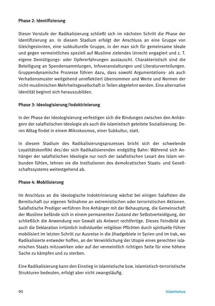 Seite 92 des Verfassungsschutzbericht 2016 Thüringen