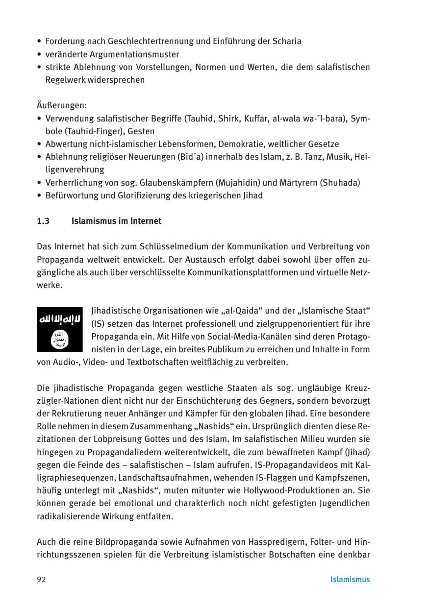 Seite 94 des Verfassungsschutzbericht 2016 Thüringen