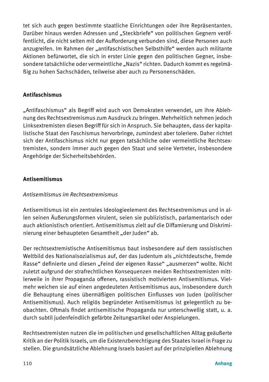 Seite 112 des Verfassungsschutzbericht 2017 Thüringen