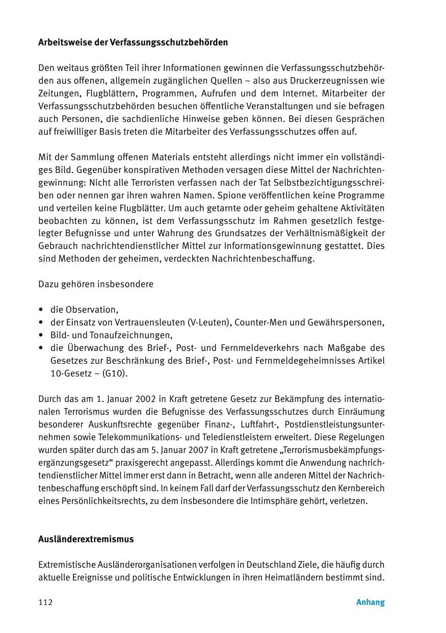 Seite 114 des Verfassungsschutzbericht 2017 Thüringen