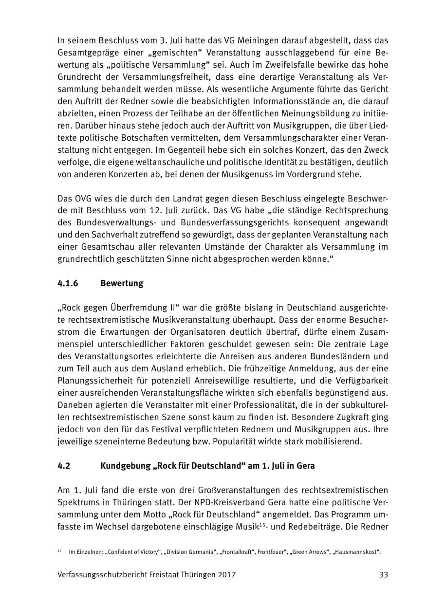 Seite 35 des Verfassungsschutzbericht 2017 Thüringen