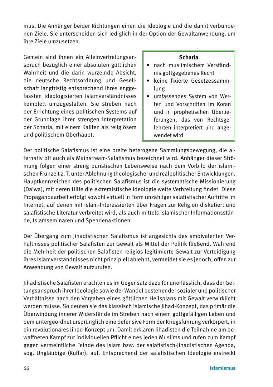 Seite 68 des Verfassungsschutzbericht 2017 Thüringen