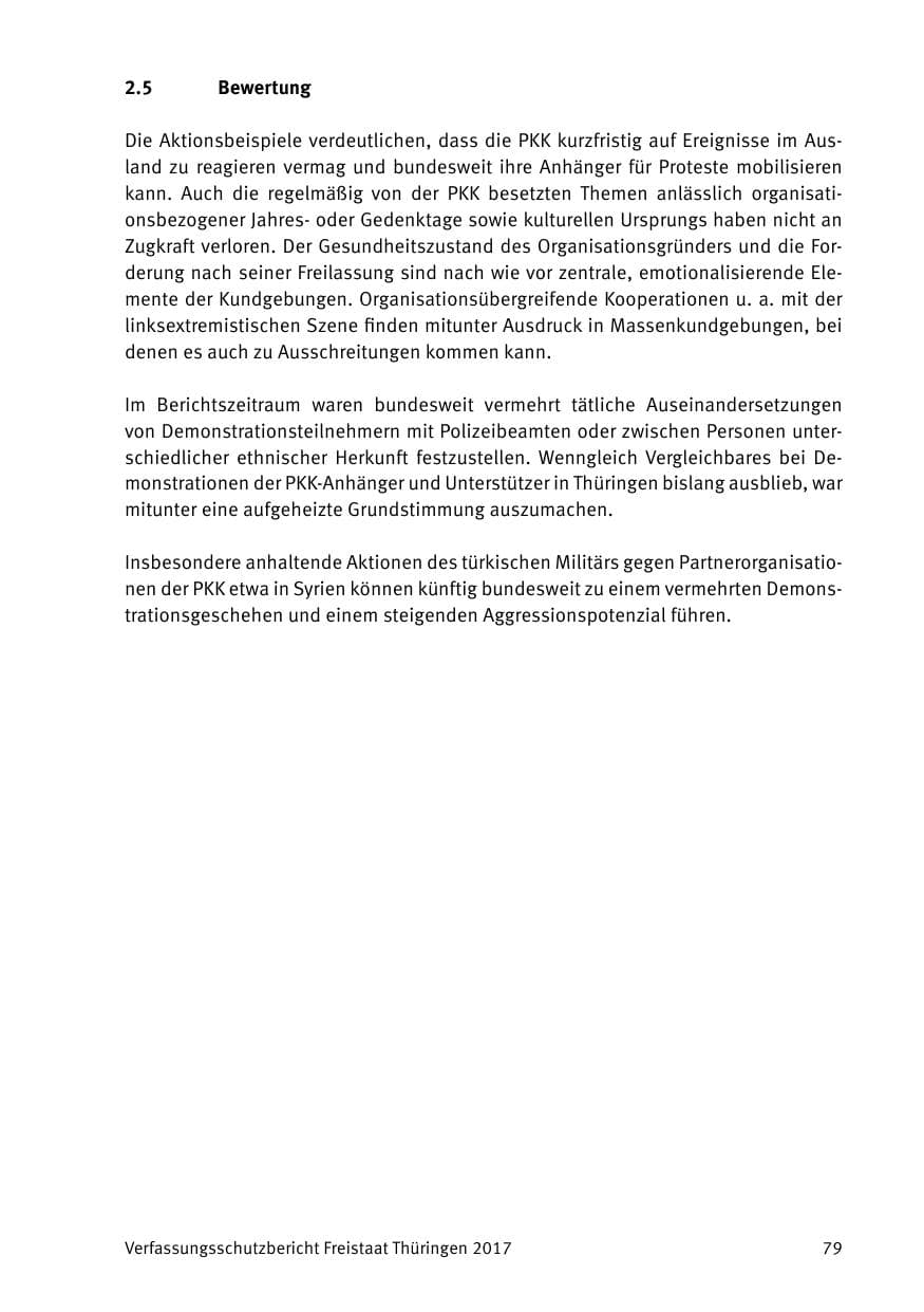 Seite 81 des Verfassungsschutzbericht 2017 Thüringen