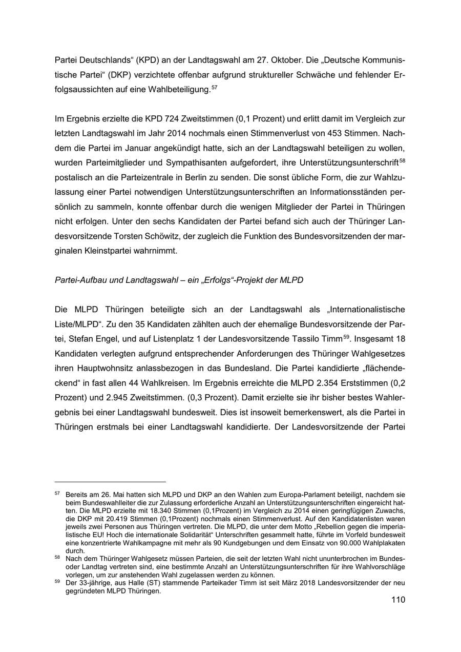 Seite 111 des Verfassungsschutzbericht 2019 Thüringen