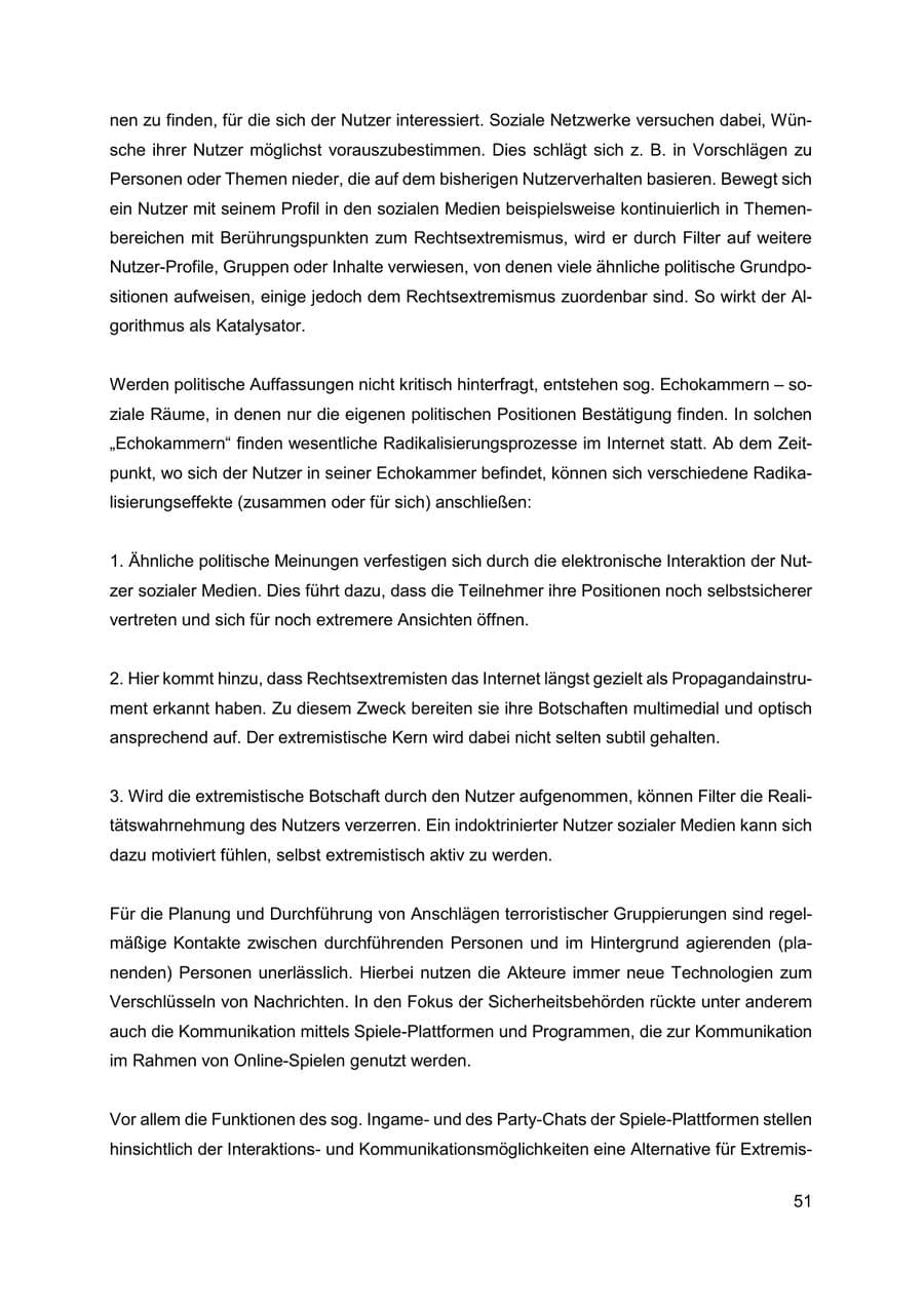 Seite 52 des Verfassungsschutzbericht 2019 Thüringen