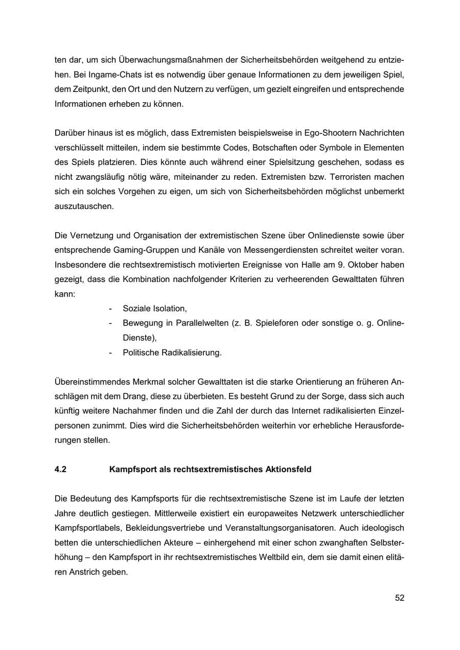 Seite 53 des Verfassungsschutzbericht 2019 Thüringen