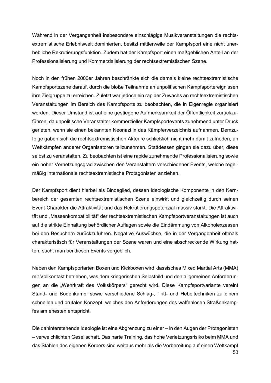 Seite 54 des Verfassungsschutzbericht 2019 Thüringen