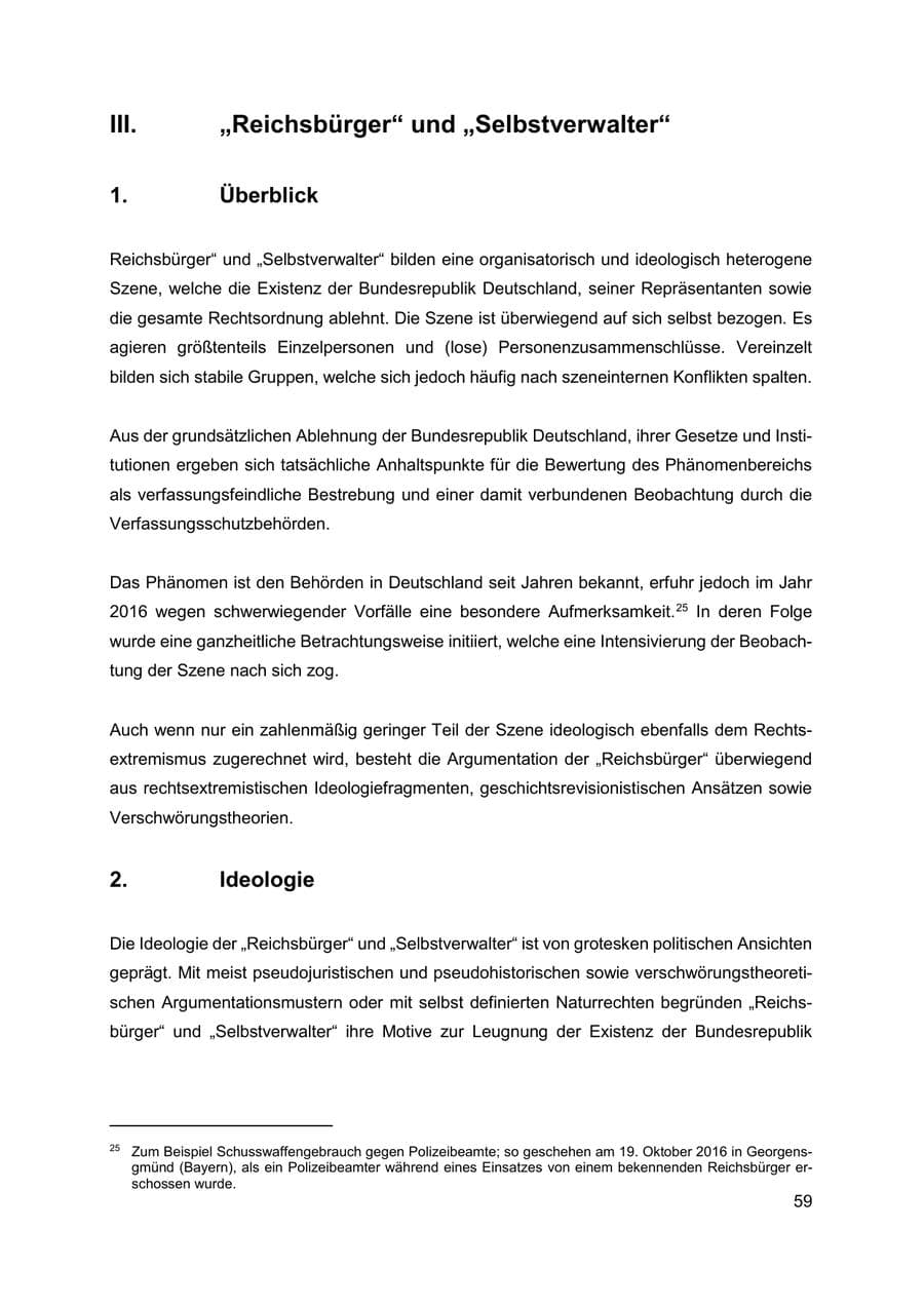 Seite 60 des Verfassungsschutzbericht 2019 Thüringen