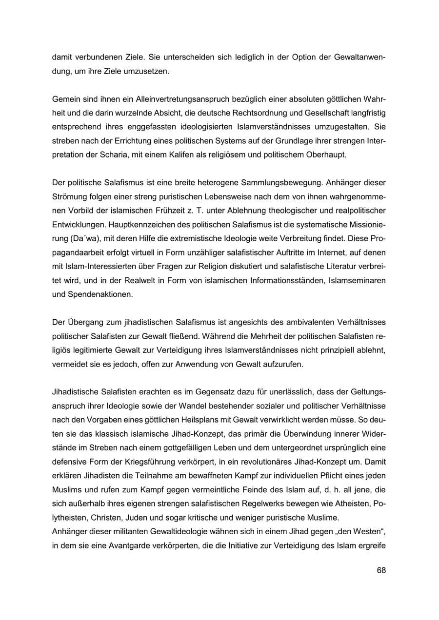 Seite 69 des Verfassungsschutzbericht 2019 Thüringen