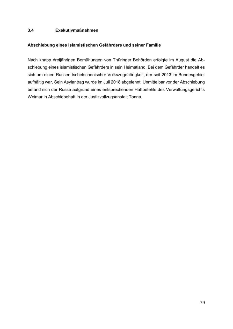 Seite 80 des Verfassungsschutzbericht 2019 Thüringen