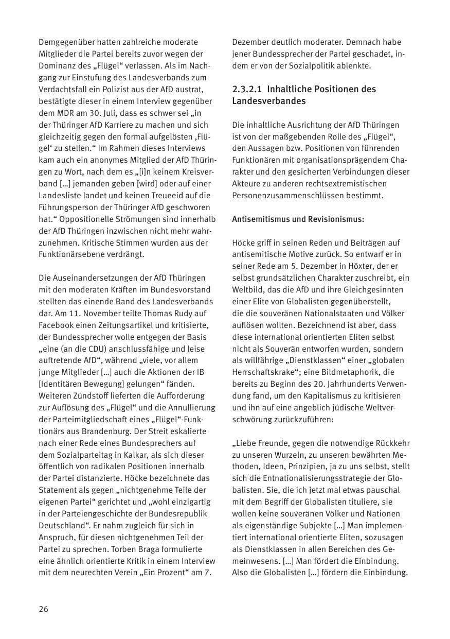 Seite 28 des Verfassungsschutzbericht 2020 Thüringen