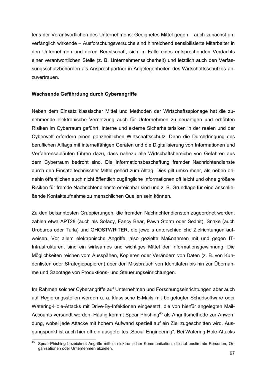 Seite 97 des Verfassungsschutzbericht 2022 Thüringen