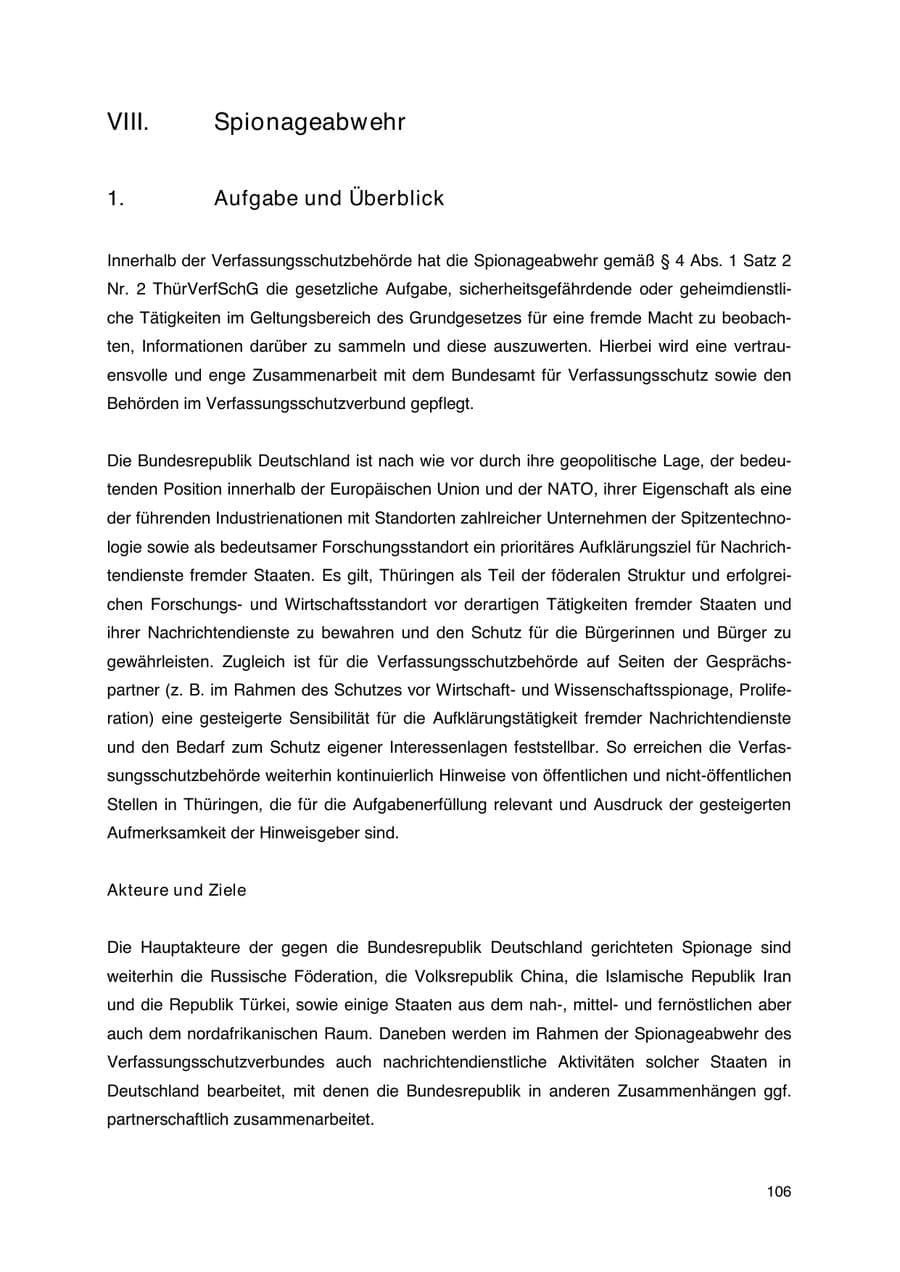 Seite 107 des Verfassungsschutzbericht 2023 Thüringen