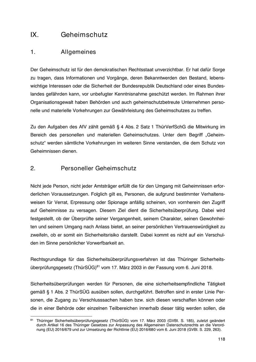 Seite 119 des Verfassungsschutzbericht 2023 Thüringen