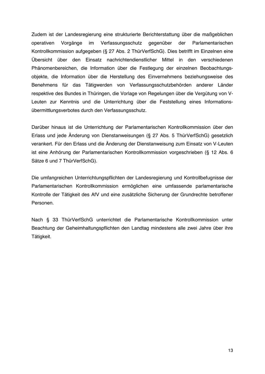 Seite 14 des Verfassungsschutzbericht 2023 Thüringen