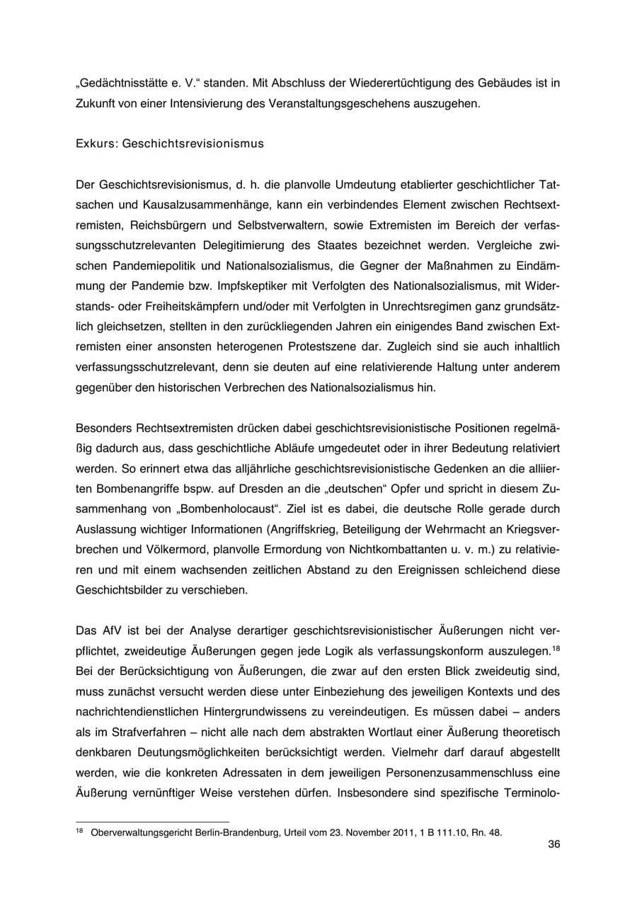 Seite 37 des Verfassungsschutzbericht 2023 Thüringen