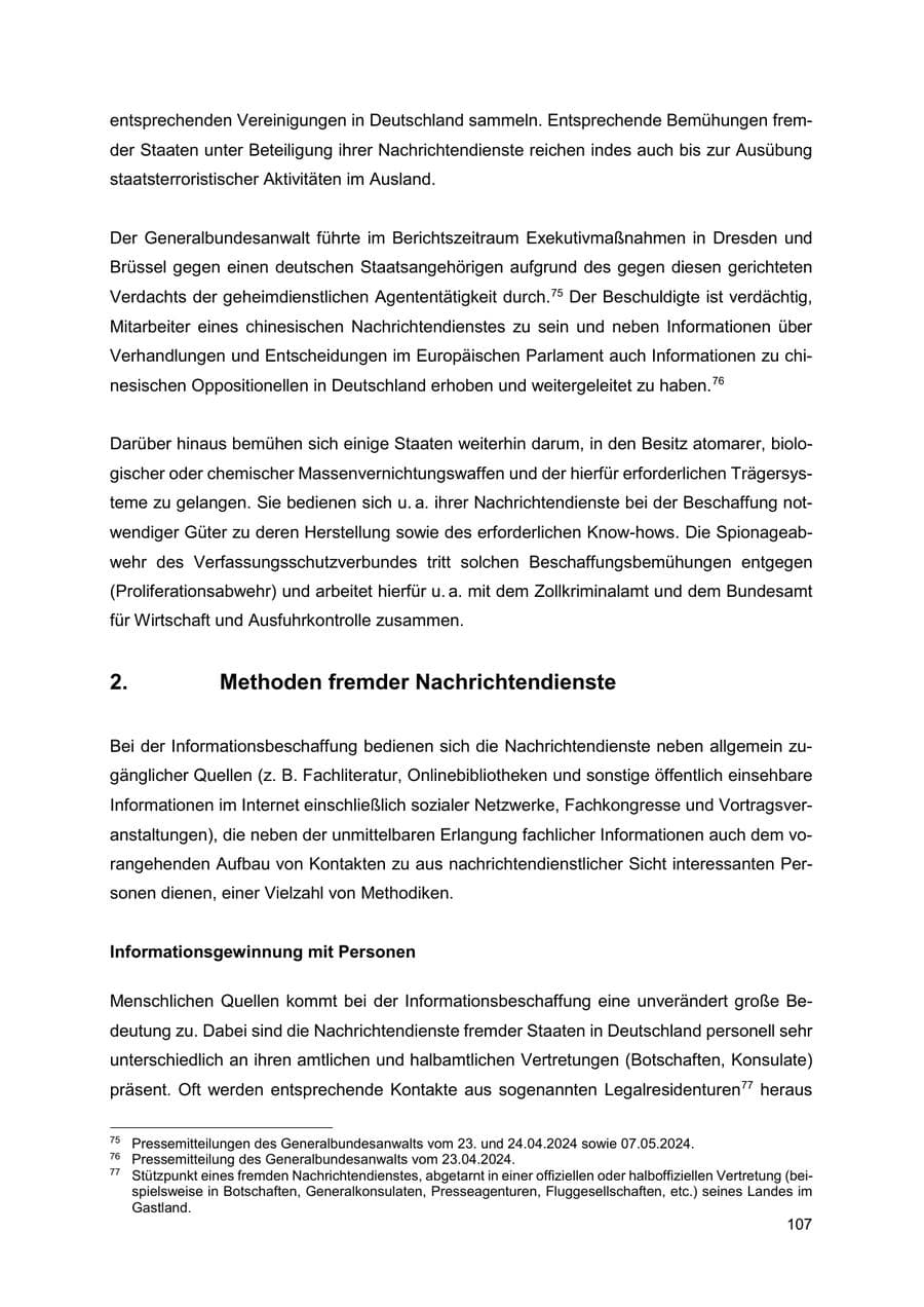 Seite 108 des Verfassungsschutzbericht 2024 Thüringen