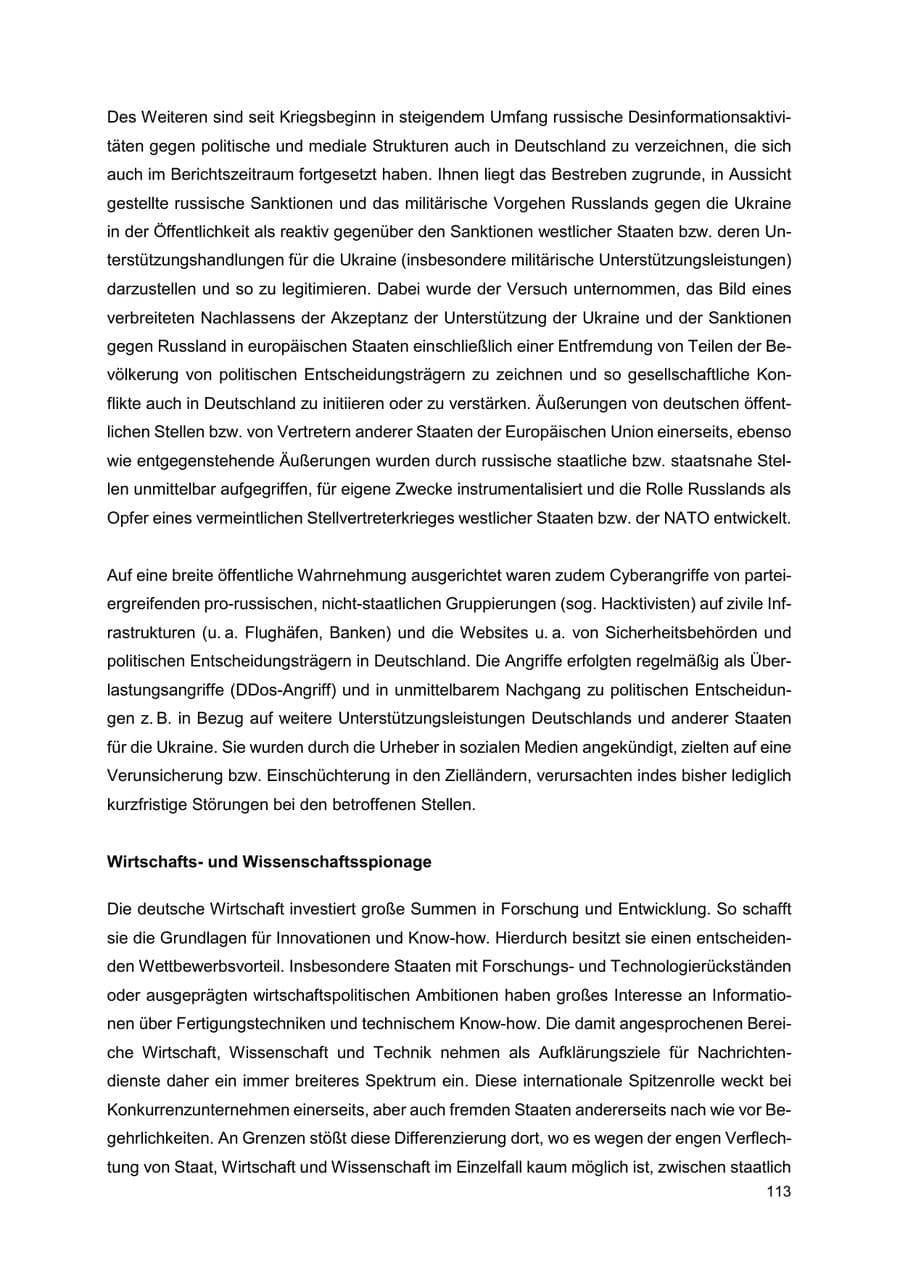 Seite 114 des Verfassungsschutzbericht 2024 Thüringen