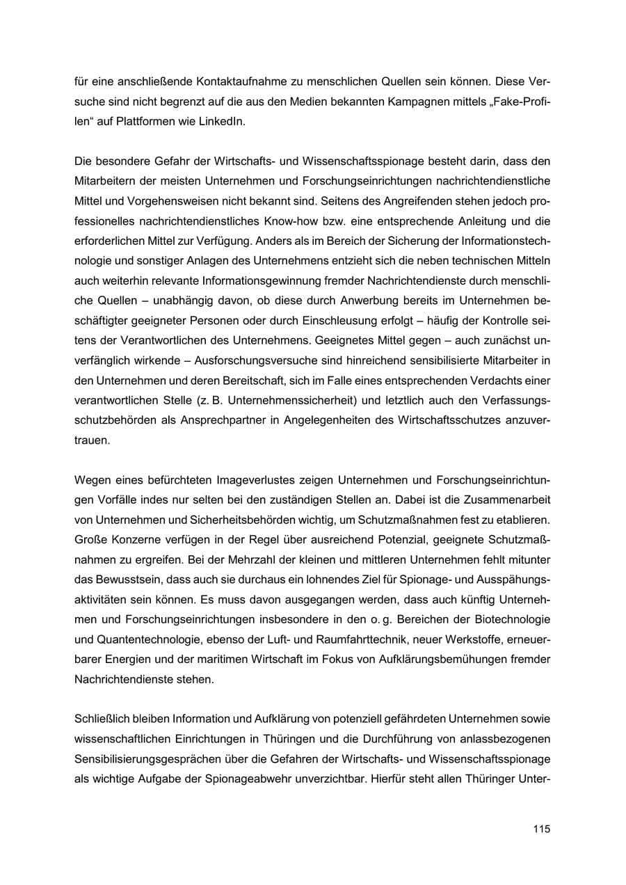 Seite 116 des Verfassungsschutzbericht 2024 Thüringen