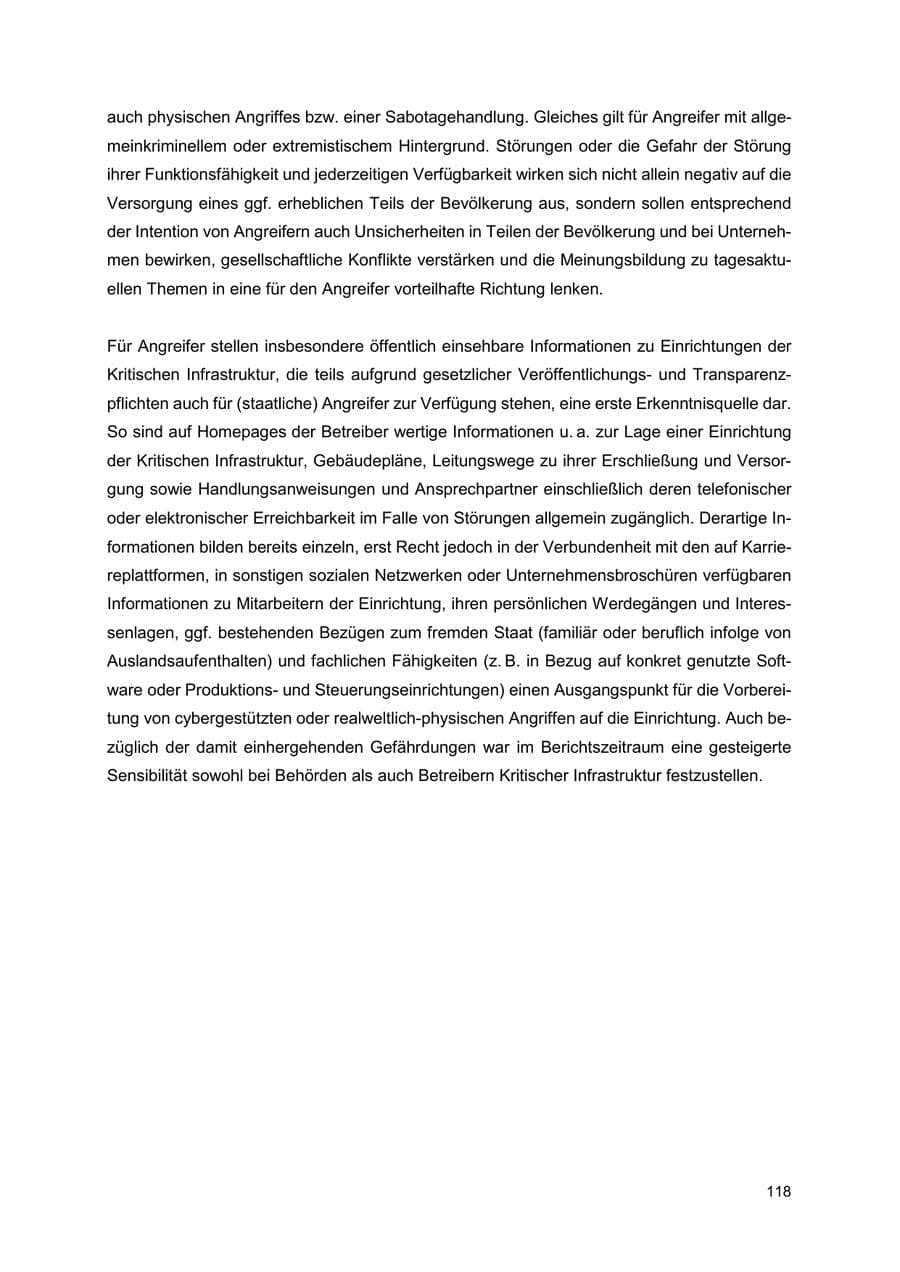 Seite 119 des Verfassungsschutzbericht 2024 Thüringen