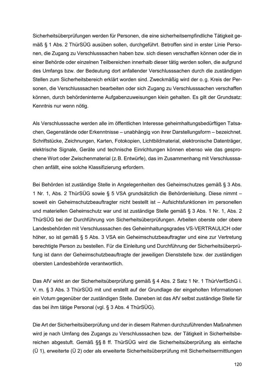 Seite 121 des Verfassungsschutzbericht 2024 Thüringen