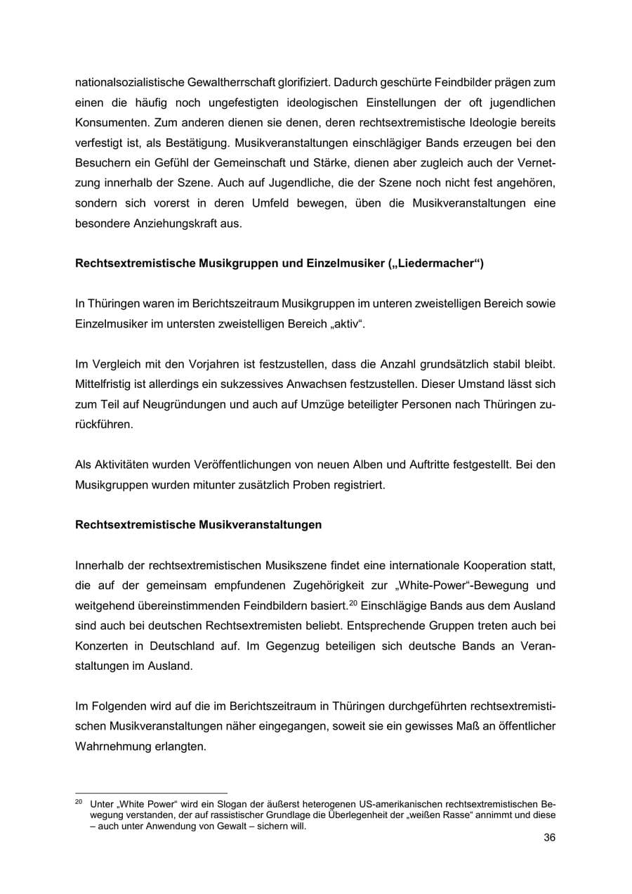 Seite 37 des Verfassungsschutzbericht 2024 Thüringen