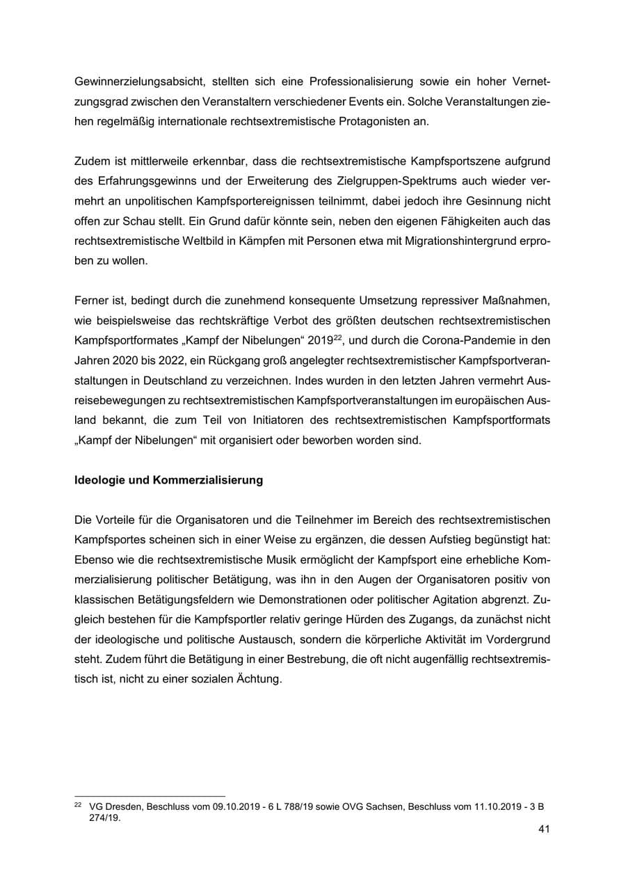 Seite 42 des Verfassungsschutzbericht 2024 Thüringen
