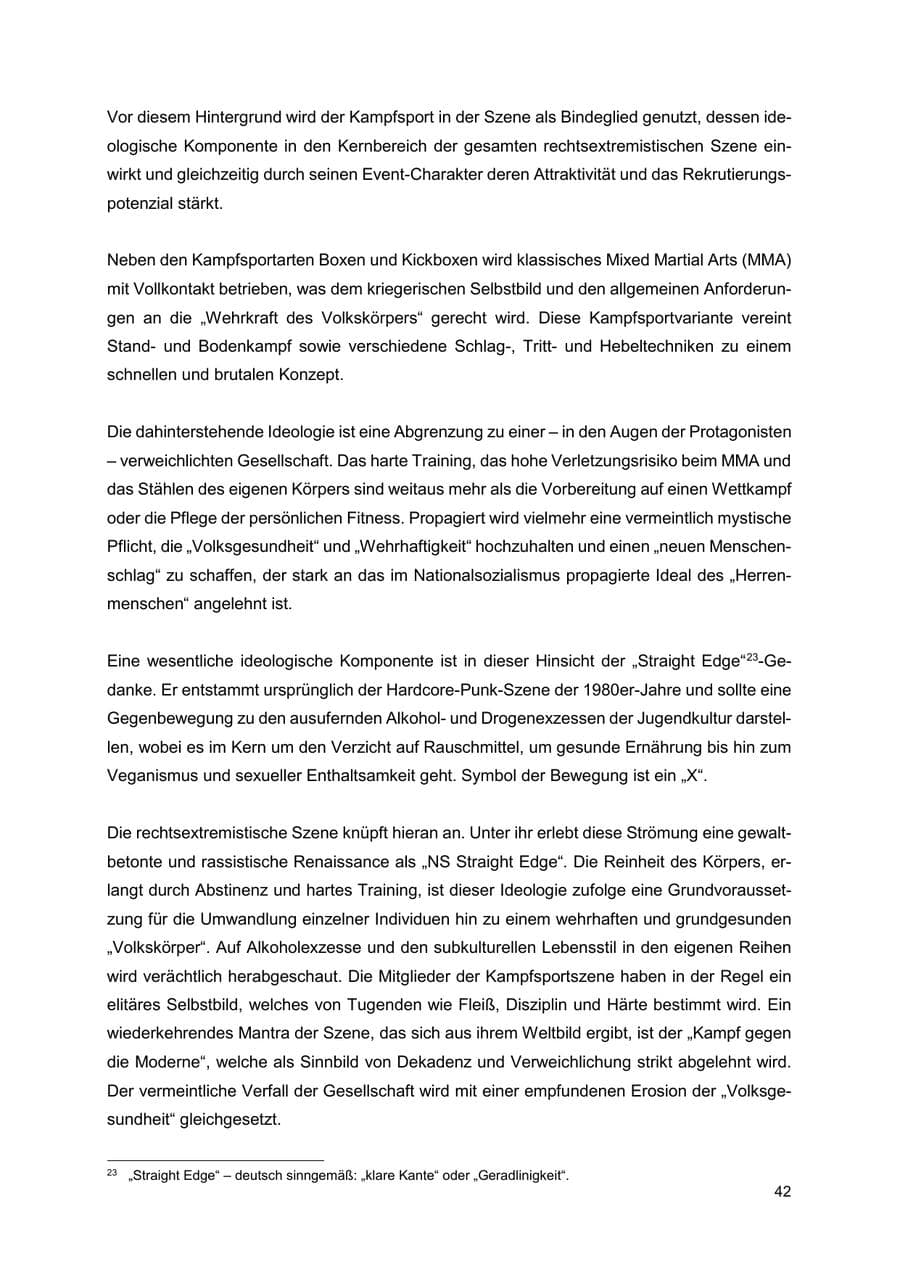 Seite 43 des Verfassungsschutzbericht 2024 Thüringen