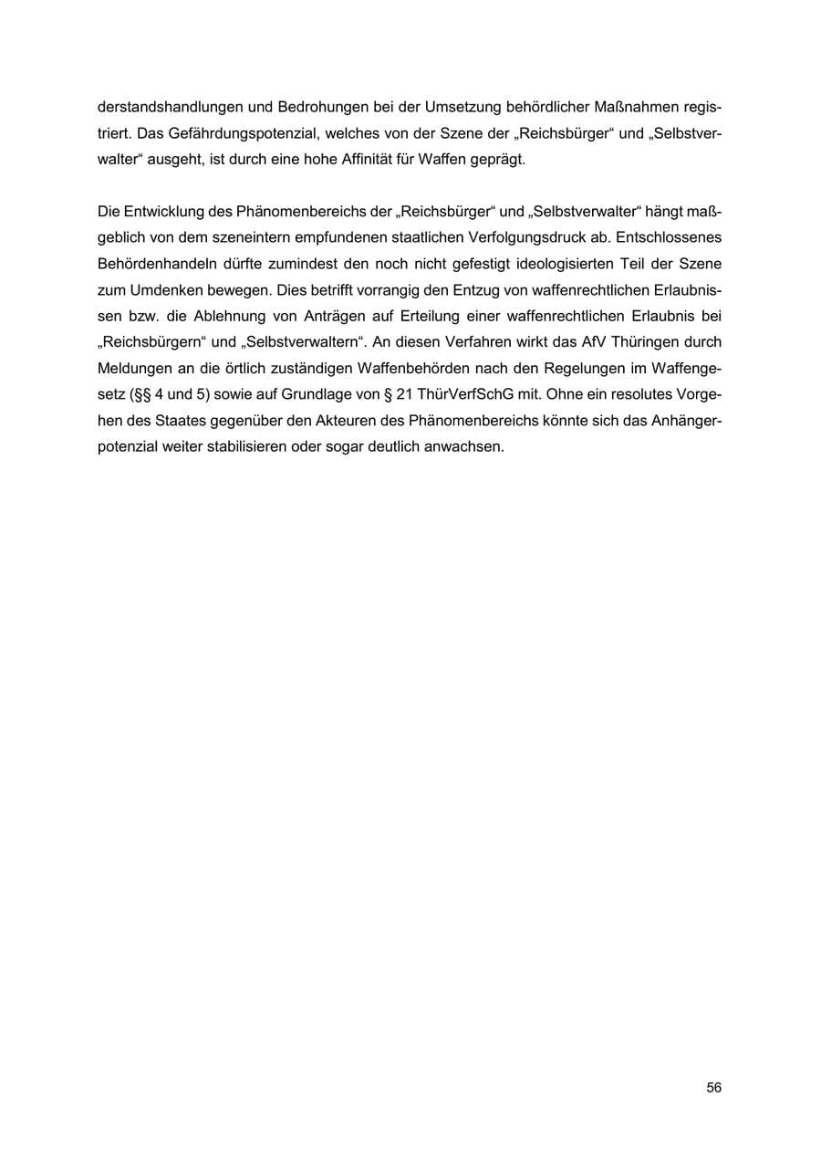 Seite 57 des Verfassungsschutzbericht 2024 Thüringen