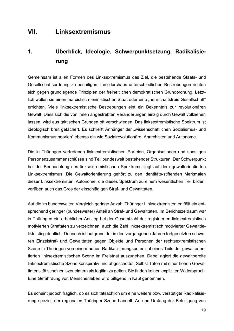 Seite 80 des Verfassungsschutzbericht 2024 Thüringen