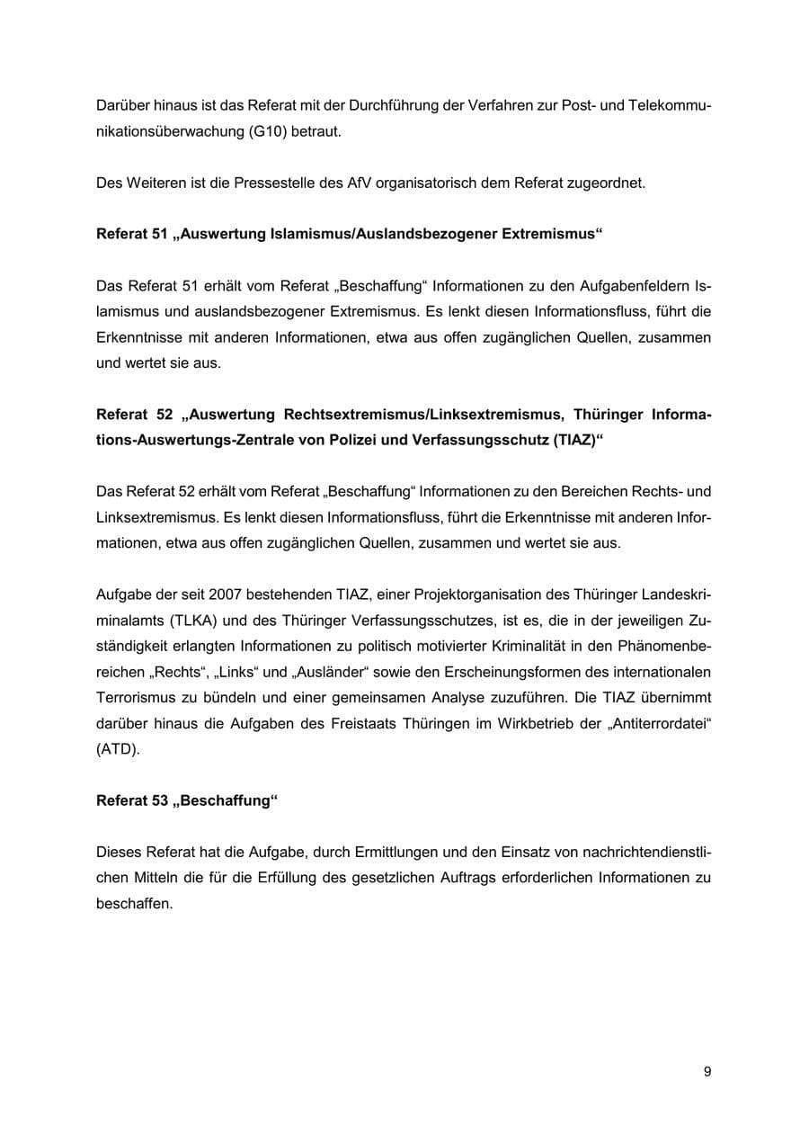 Seite 10 des Verfassungsschutzbericht 2024 Thüringen